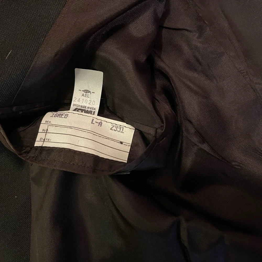 Black Double-Breasted Blazer -Design Studio, size 16 Reg - Picture 6 of 9